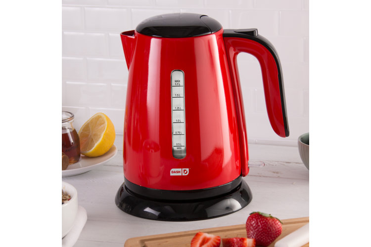 DASH Healthy Breakfast 1.7 Qt. Plastic Electric Tea Kettle DASH