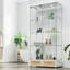 Vitrine moderne en verre avec grands tiroirs-1137119022