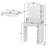 Manufactured Wood Makeup Vanity with LED Mirror and Storage Shelves-1568774957