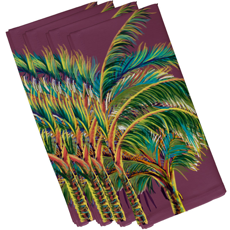 Ensemble de serviettes 4 pièces Thaney, Mauve