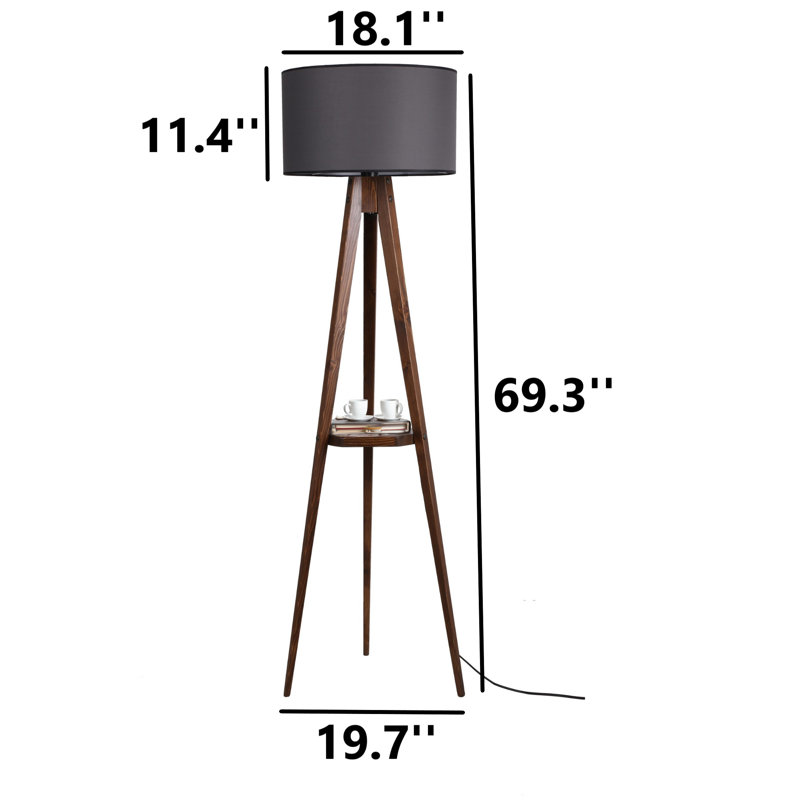 Lampe trépied 69,29 po Malby