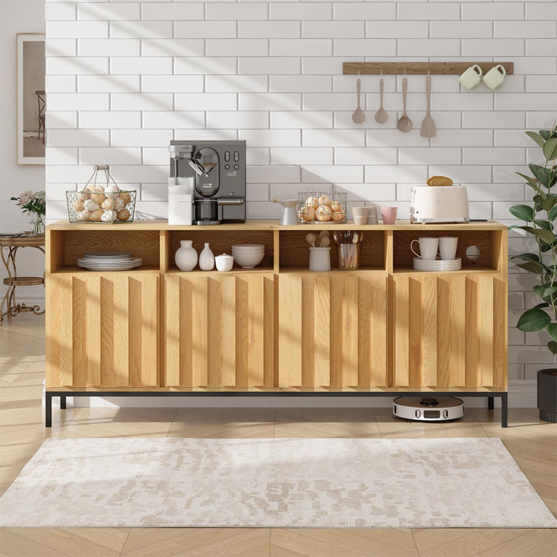 Buffet Sideboard, Light Brown