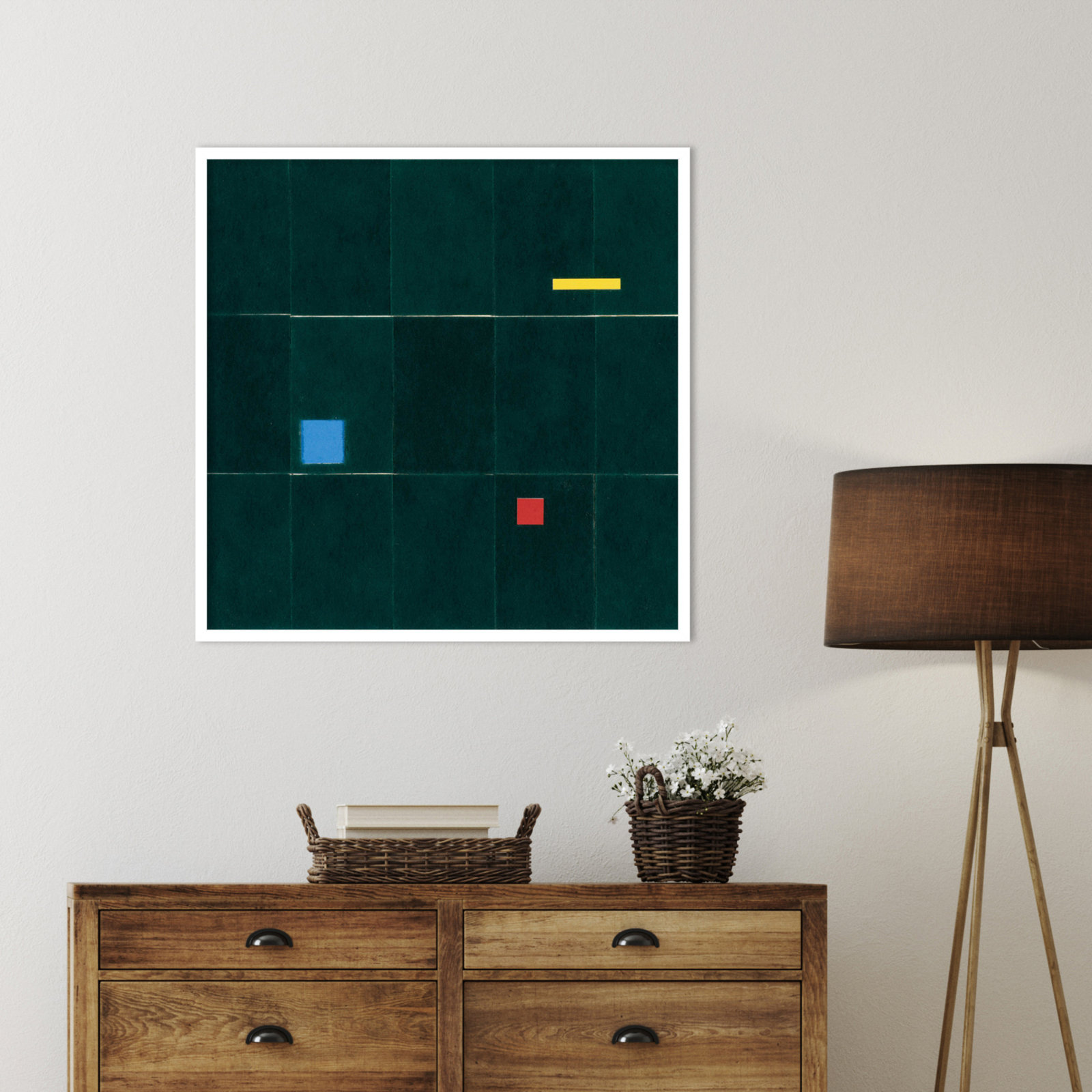 Kitchen Scourers Print by Alex Dunn, White, 33" H x 33" W x 1" D