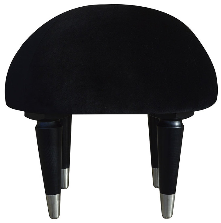 Solid + Manufactured Wood Accent Stool