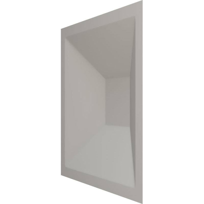 Panneau mural décoratif 3D en cuivre vieilli l 11 7/8 po x H 11 7/8 po Diane (couvre 0,98 pi2), Cuivre vieilli