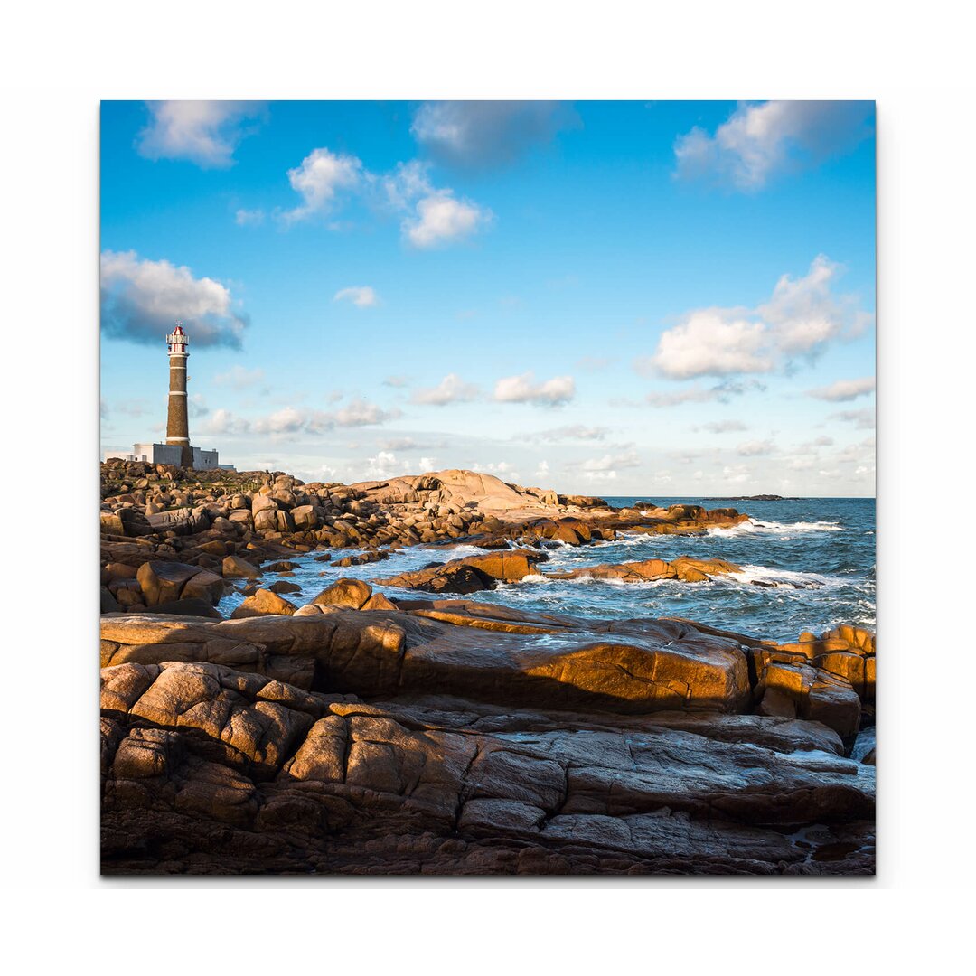 Leinwandbild Leuchtturm in Cabo Polonio – Uruguay