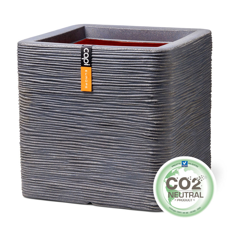 Planter Box, 30cm H x 30cm W x 30cm D, Dark Grey
