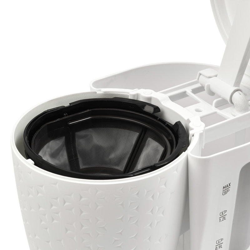 HADEN Starbeck 10 Cup Coffee Machine, White
