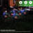 37.4'' Solar Powered Integrated LED Color Changing Outdoor Lantern