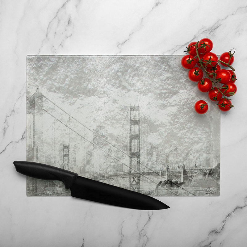San Fran Glass Chopping Board