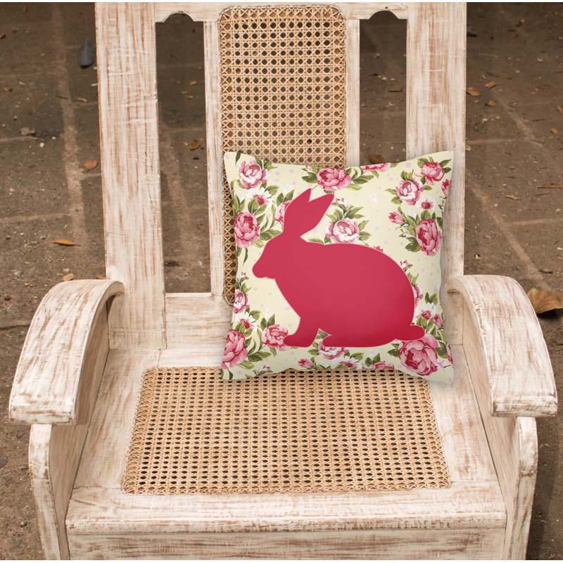  Coussin Rabbit Shabby Elegance, Jaune clair