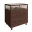Patchen 43.31 " W Pine Solid Wood and Glass Jewelry Armoire