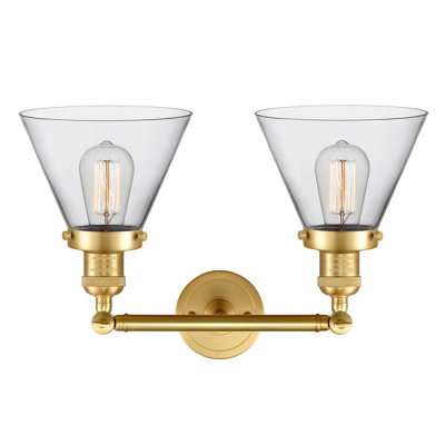 Cone 2 Light Tiltable Bath Vanity Light