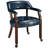 LUMERA Collection Swivel Tufted Arm Dining Chair Poker Chair Cherry-1480359264-1507786028