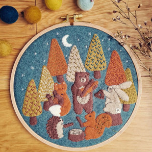Ensemble de feutre Woodland Melody Applique APPMEL1O