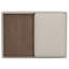 Repose-pieds de rangement beige