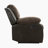 Mccubbin 38" Traditional Textured Microfiber & Faux Leather Reclining Chair with Tab Pull Reclining Motion, Solid Wood & Plywood Frame