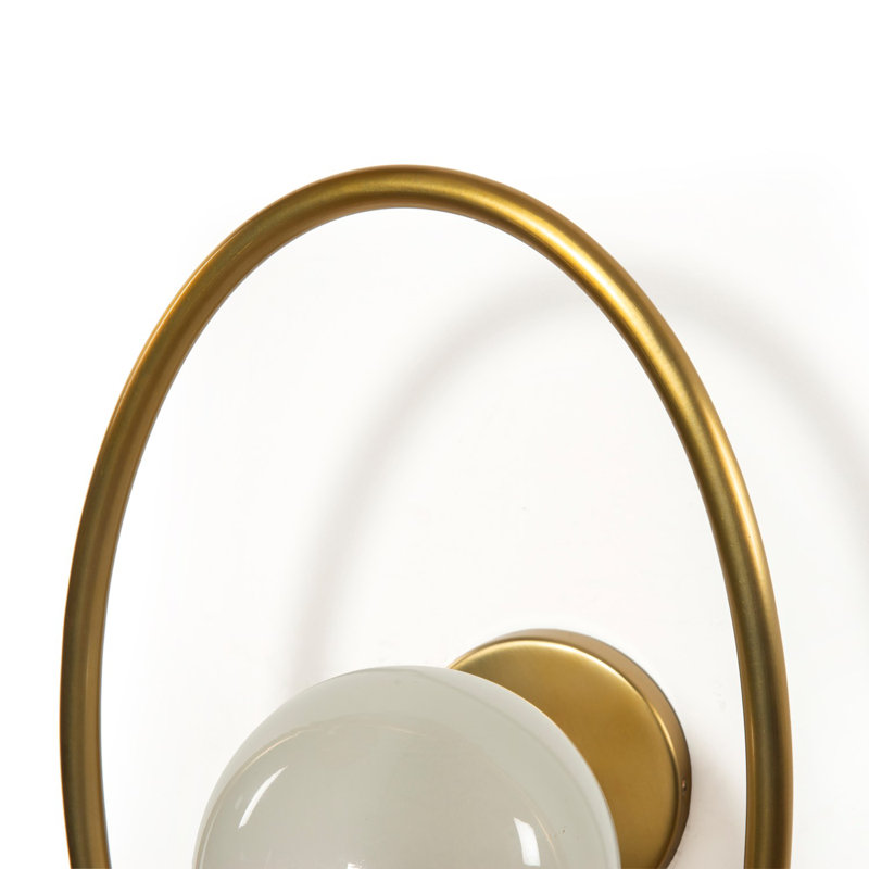 Dailene Solid Brass Armed Sconce