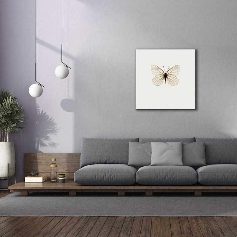 «Papillon blanc» par PhotoINC Studio, H 37 po x l 37 po x P 1,5 po