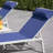 Silko Outdoor Metal Chaise Lounge with Table , Cushion Included-1294698796