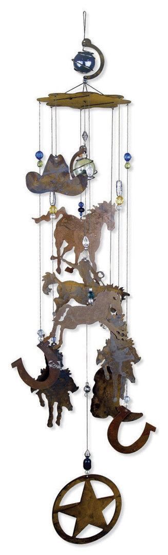 Chaka Metal Animals Wind Chime Charlton Home®