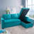 Comfy Reversible Sleeper Sofa with Hidden Storage & Pull-Out Bed - L-Shaped-1017160169-1017160175