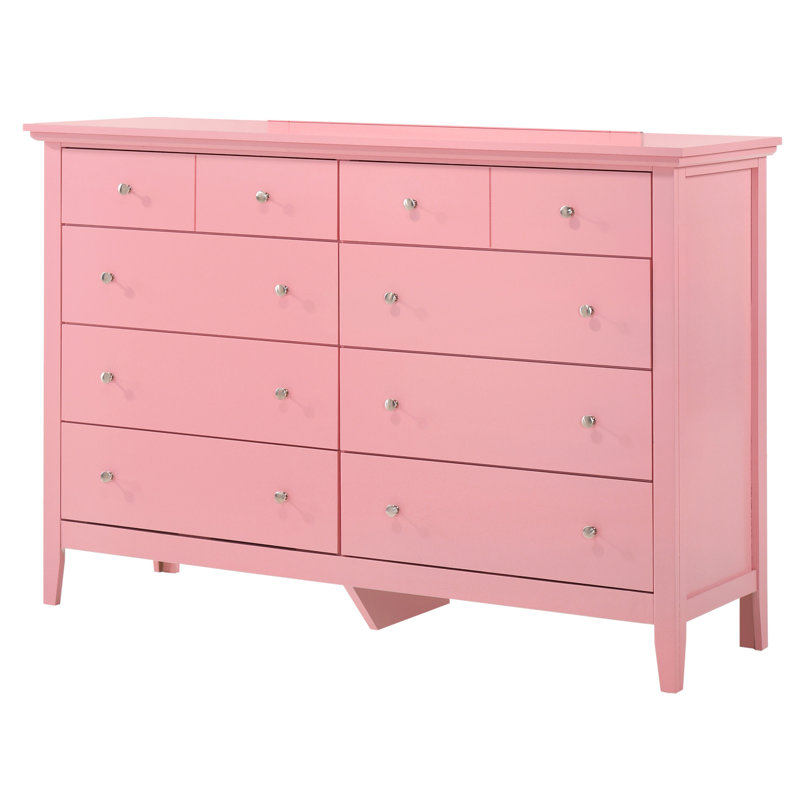 Charmante commode décontractée rose, Rose