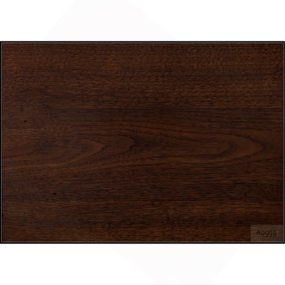1PC Walnut Finish Coffee Table Bottom Shelf Rectangular Smooth Corners Contemporary Living Room Home Furniture Cocktail Table
