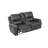 Joela Leather Console Loveseat W/ Dual Recliners-94566794-99357963