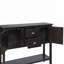 Console avec 2 tiroirs, armoires et tablette inférieure pour un rangement spacieux et une décoration intérieure élégante-1847382924