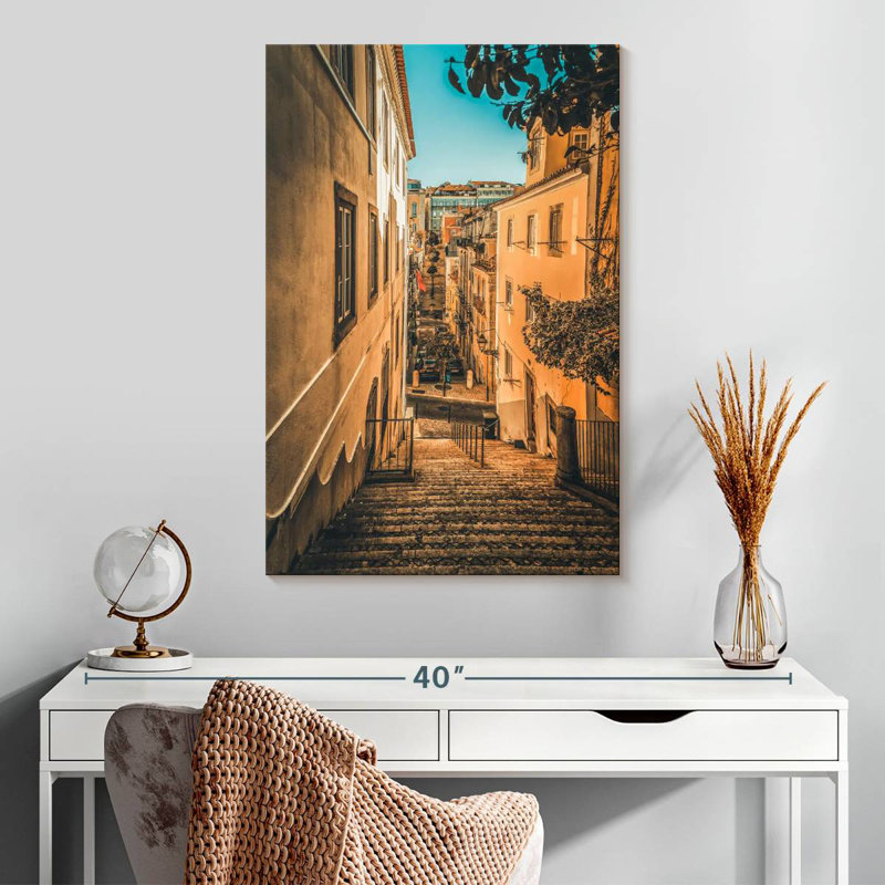 Sireci Lisbon Steep Street, 30" H x 20" W
