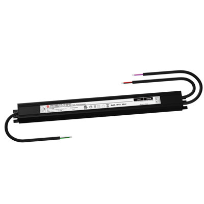 200W 24V Waterproof Slim Aluminum LED Power Supply with 5-in-1 Dimming for Indoor and Outdoor