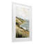 «Serene Cliff Coast Landscape», reproduction d'art sous verre encadrée par Petal Prints Design-130825661-130825666
