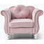 Fauteuil d'appoint chic transitionnel rose-1313103672