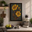 Golden Daisy Study Botanical - Wrapped Canvas-1352764867-1352764868