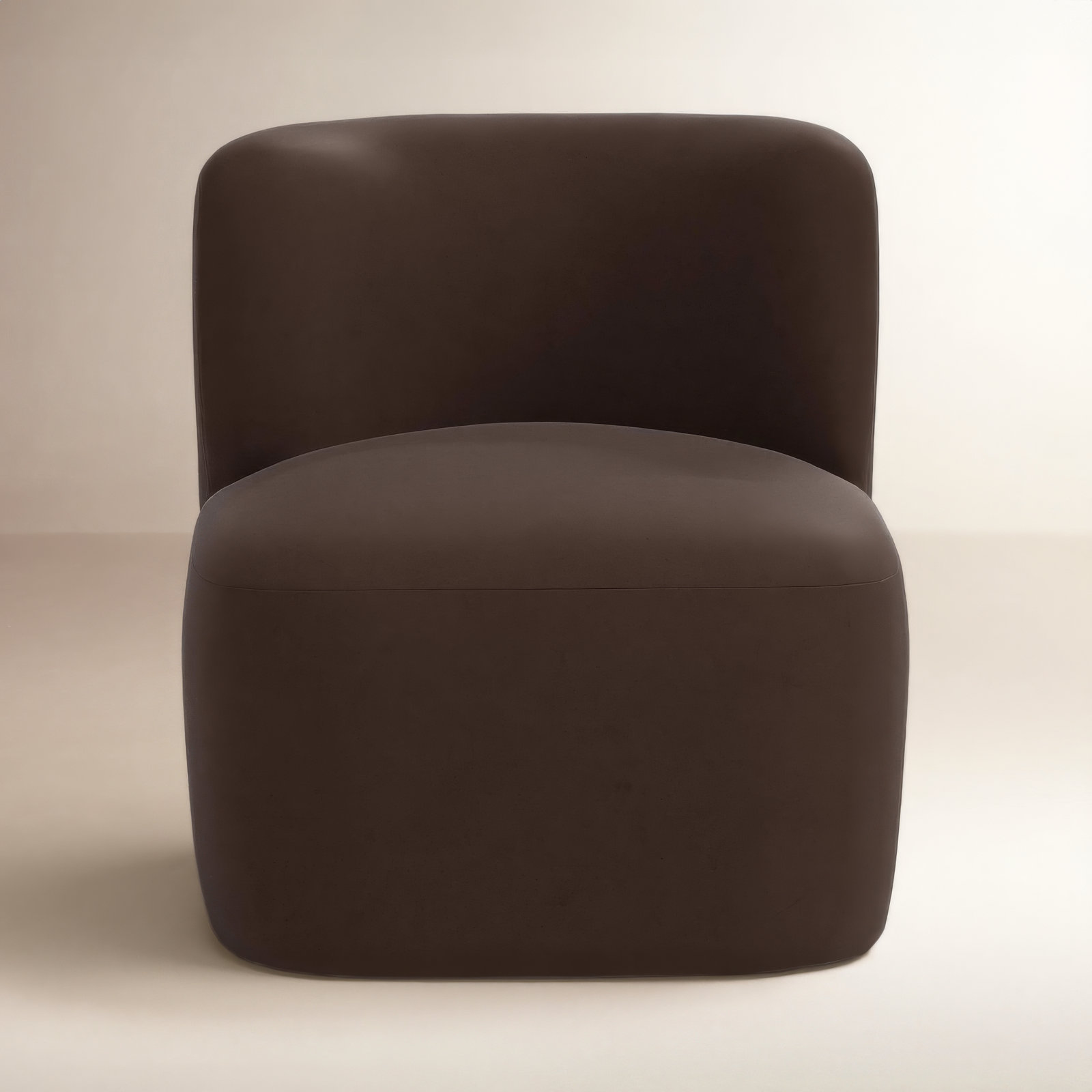 Mariza 28" W Swivel Lounge Chair, Classic Chocolate Velvet