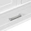 Meuble-lavabo compact 24,8 po avec lavabo en céramique pour rangement compact - blanc-263708544