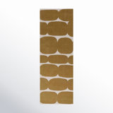 Brick Road Handmade Tufted Wool/Cotton Mustard Yellow/Ivory Area Rug
