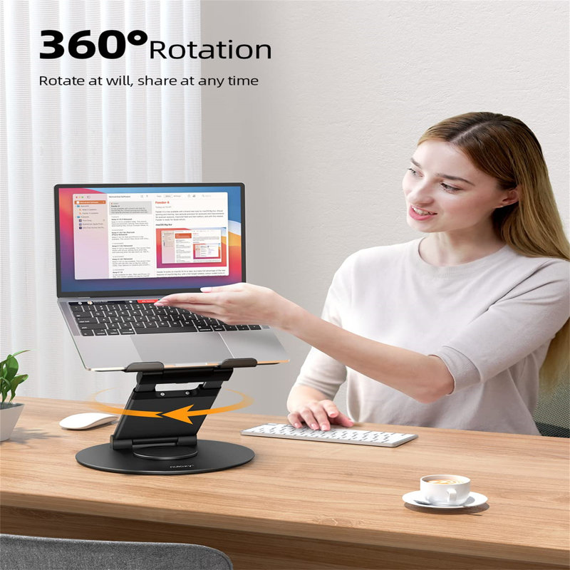 Metal Monitor Stand, Black
