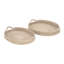 Ensemble de 2 plateaux d'appoint Brookhaven Seagrass