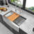 30 Farmhouse Sink Workstation - 30  Kitchen Sink Stainless Steel 16 Gauge Apron Front Kitchen Sink