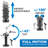 Mount-It 7" Pole Credit Card POS Terminal Stand to Mount The VeriFone VX820, Anti-Theft Locking
