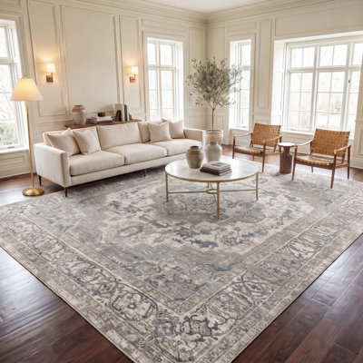 Tapis oriental ivoire / gris Aurich