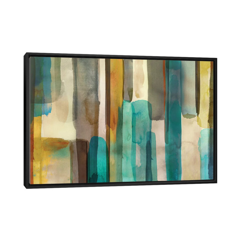 « everet ii », impression sur toile, H 18 po x l 26 po x P 1,5 po, Toile avec cadre noir, Pas de tapis