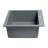 23.63'' L Single Bowl Granite Kitchen Sink-36904099