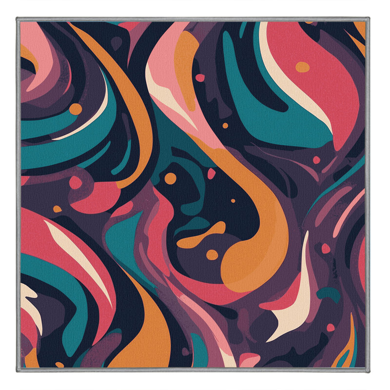 Aurora Nexus Rug, Square 3'
