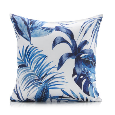 Adilena Indoor / Outdoor Floral Square Pillow Cover