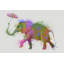 «Rainbow Splash Elephant», peinture sur toile-171845110