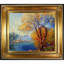 Antibes, vue de Salis, peinture à l'huile sur toile encadrée-1197574856-1197578152