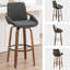 Tabouret de bar et de comptoir pivotant Carruth-1005352239-1005352228